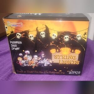 Fun Little Toys String Lights Pumpkin Skull Spider 30Pcs Halloween  Pre-Owned